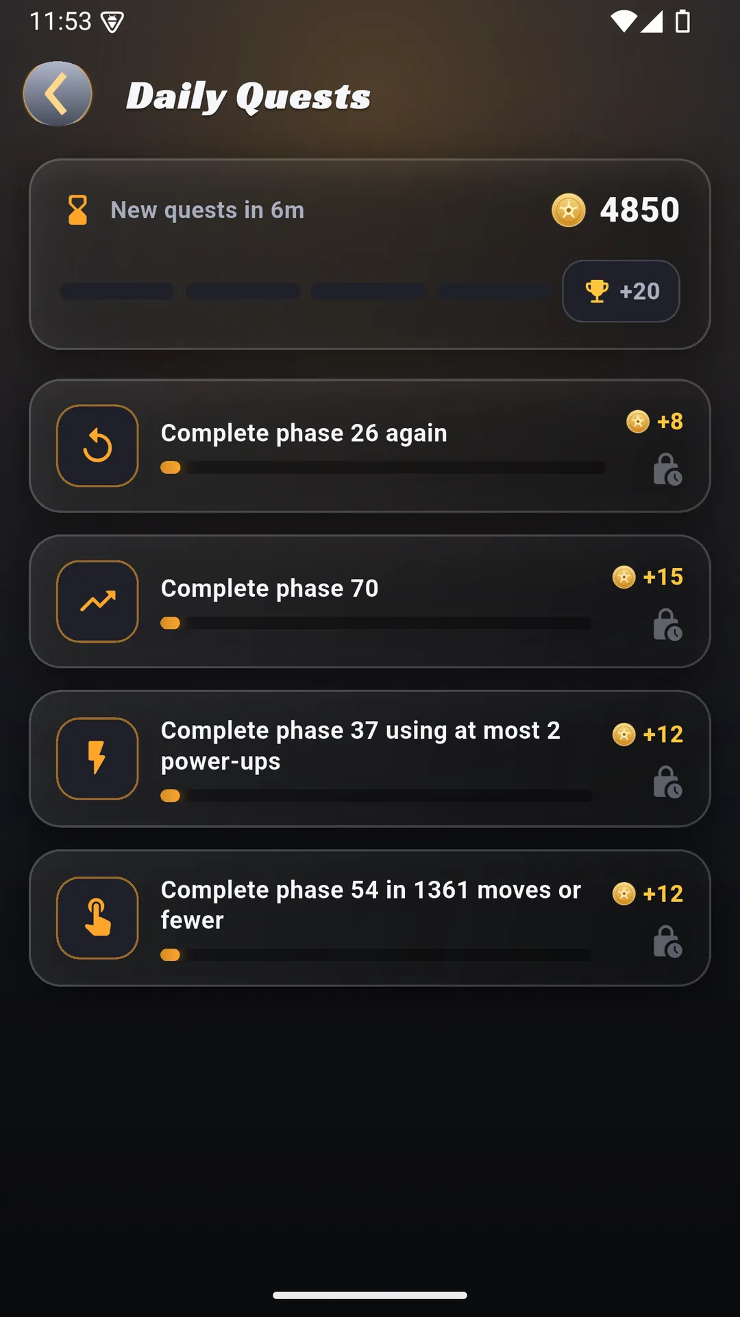 Daily quests